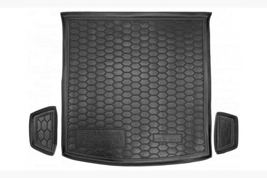 Skoda Kodiaq 2016-2023 гг. Коврик багажника 5 мест (Autogumm, пластик) Image