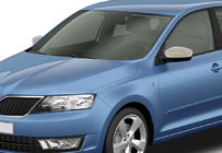 Накладки на зеркала без выреза под поворотник (2 шт., нержавейка) фото 1 Накладки на зеркала без выреза под поворотник (2 шт., нержавейка) фото 1