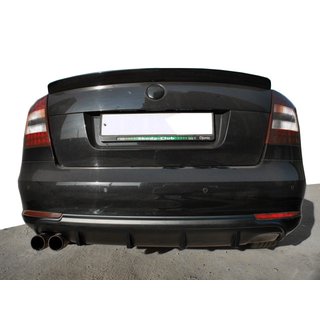 НОВИНКА!!! Задний диффузор (грунт под покраску) Skoda Octavia II A5 2010-2013 гг.