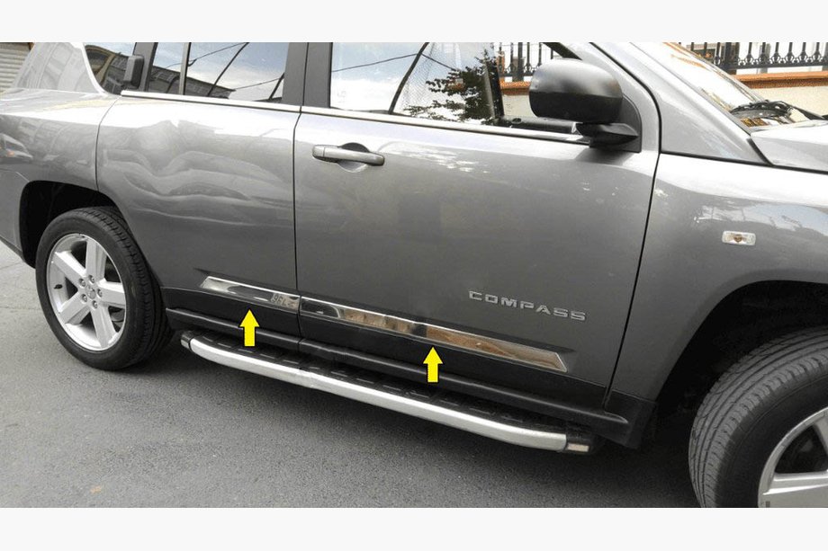 Дверной молдинг Titiz нержавейка Image Дверной молдинг Titiz нержавейка Image