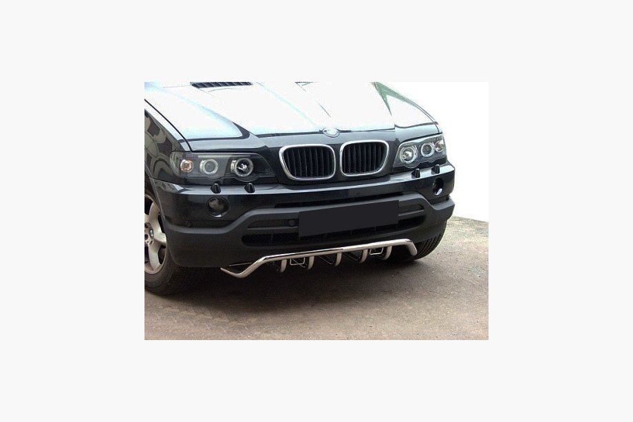 Защита переднего бампера WT019 (нерж сталь) Image Защита переднего бампера WT019 (нерж сталь) Image