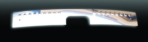 SsangYong Rexton I 2001-2017 гг. Накладка на задний бампер OmsaLine нержавеющая сталь фото 2