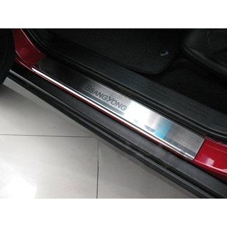 Накладки на Пороги Nataniko (4 шт., Нержавейка) SsangYong Kyron 2005-2014 гг.