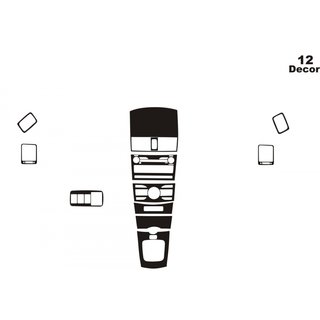 Накладки на панель приборов (Тип 2) Toyota Corolla 2007-2013 гг.