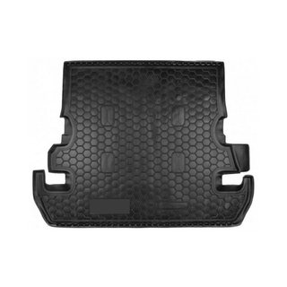 Коврик в багажник резиновый (Autogumm, 7 мест) Toyota Land Cruiser 200 2007-2021 гг.