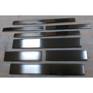 Комплект накладок на пороги из нержавеющей стали Nataniko Premium (2008-2015, 8 шт) Toyota Land Cruiser 200 2007-2021 гг. фото 2