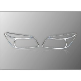 Накладки на Фары 2006-2009 (2 шт, пластик) Toyota Rav 4 2006-2013 гг. фото 2