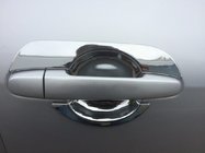 Mazda 3 2009-2013 гг. Хромированные чашечки под ручки с лепестками (4 шт, пластик) фото 1