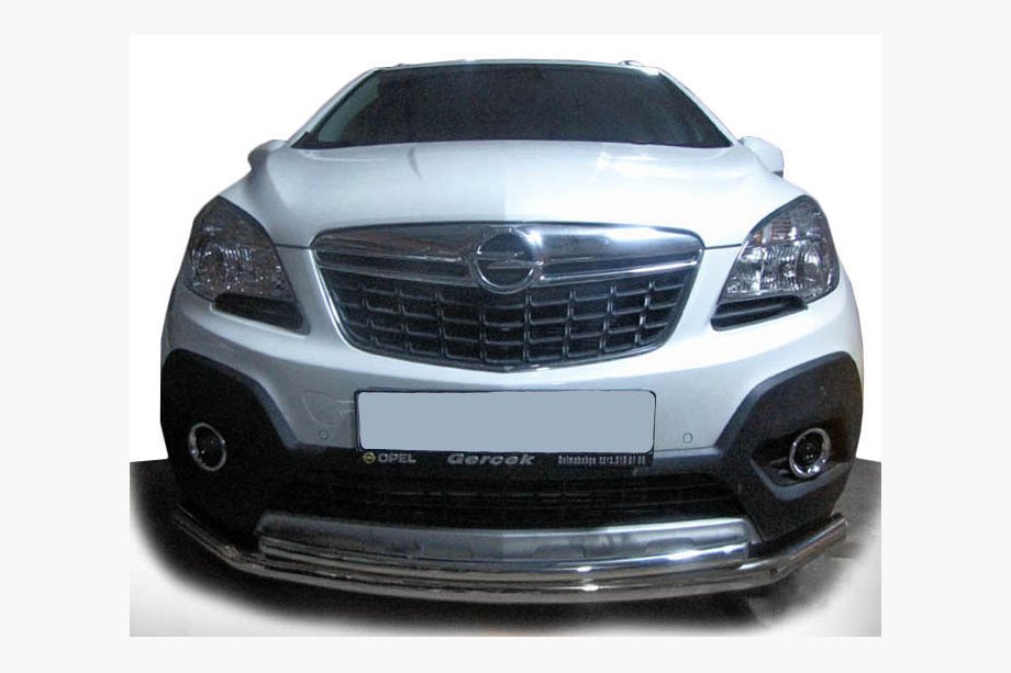 Opel Mokka Передняя защита ST014 (нерж) Image