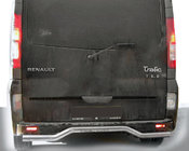 Задняя защита AK006 (нержавейка) фото 1