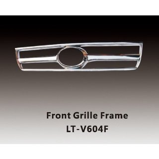 Накладка на решетку цельная 2010-2012 (пластик) Toyota Rav 4 2006-2013 гг. фото 1