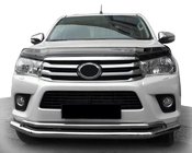 Передняя защита ST017 (нержавейка) фото 1