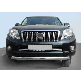 Toyota Prado 120 Передняя дуга ST008 (нерж.)
