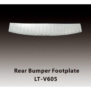 Накладка на задний бампер 2011-2013 (Libao, нержавейка) Toyota Rav 4 2006-2013 гг.