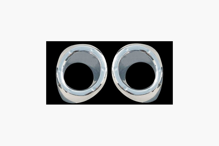 Toyota Highlander 2008-2013 гг. Накладки на задние противотуманные фары (2 шт, пластик) Image