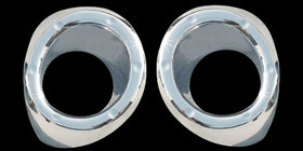 Toyota Highlander 2008-2013 гг. Накладки на задние противотуманные фары (2 шт, пластик) фото 1