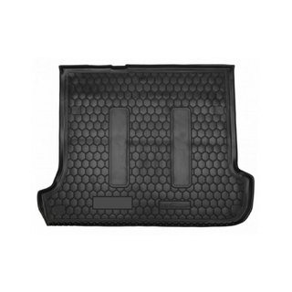 Коврик багажника 7 мест (Autogumm, пластик) Toyota Land Cruiser Prado 120 2002-2009 гг.