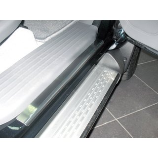 Накладки на Пороги Nataniko (4 шт., Нержавейка) Toyota Hilux 2006-2015 гг.