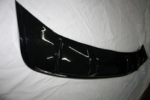 Накладка на задний диффузор (ABS, Черная) фото 3