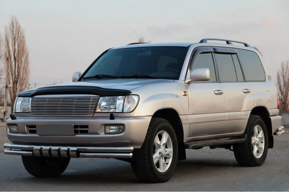 Toyota Land Cruiser 100 1998-2007 гг. Передняя Дуга ST015 (Нержавейка) Image