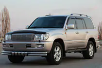 Toyota Land Cruiser 100 1998-2007 гг. Передняя Дуга ST015 (Нержавейка) фото 1
