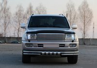 Toyota Land Cruiser 100 1998-2007 гг. Передняя Дуга ST015 (Нержавейка) фото 2