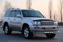 Toyota Land Cruiser 100 1998-2007 гг. Передняя Дуга ST015 (Нержавейка) фото 3