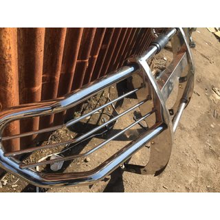 Б/У кенгурятник с защитой фар (Оригинал) Toyota Land Cruiser Prado 120 2002-2009 гг. фото 3