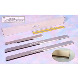 Накладки на пороги Natanika Standard (4 шт, нержавейка) Toyota Prius 2009-2015 гг.