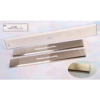 Накладки на пороги Natanika Standard (2 шт, нержавейка) Toyota FJ Cruiser 2006-2022 гг.