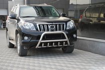 Toyota Land Cruiser Prado 150 2009-2023 гг. Кенгурятник WT003 (нержавейка) фото 3