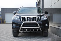 Toyota Land Cruiser Prado 150 2009-2023 гг. Кенгурятник WT003 (нержавейка) фото 4