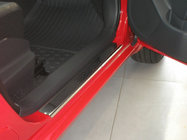 Toyota Yaris 2006-2011 гг. Накладки на Пороги Nataniko (4 шт., Нержавейка) фото 1