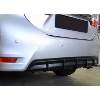Задний диффузор (Meliset) Toyota Corolla 2013-2019 гг.
