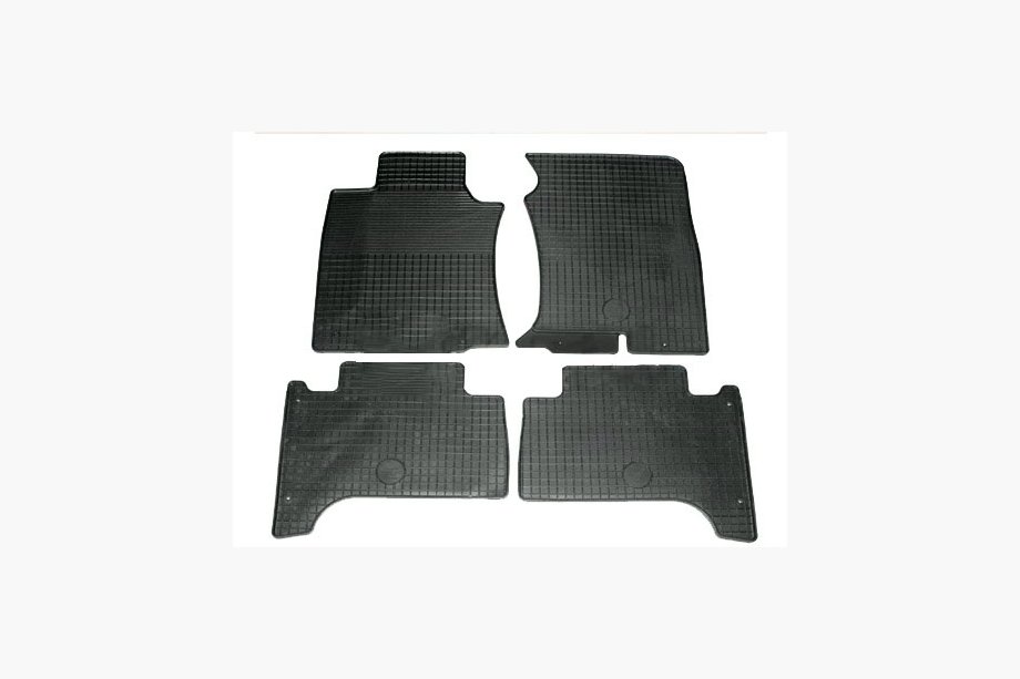 Toyota Land Cruiser Prado 120 2002-2009 гг. Резиновые коврики (4 шт, Doma) Image