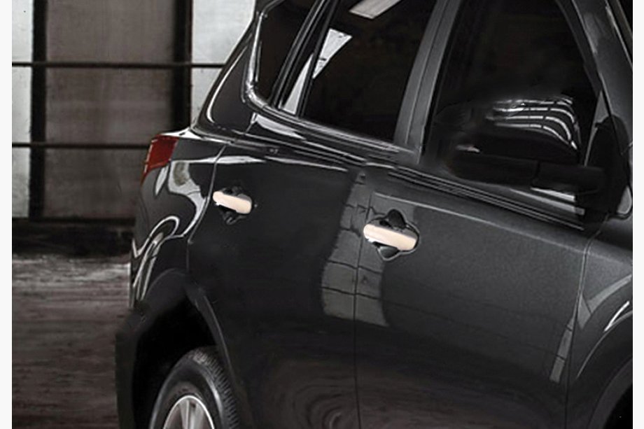Toyota Rav 4 2013-2018 гг. Хромированные Накладки на Ручки Дверей (4 шт, Нержавейка) Image