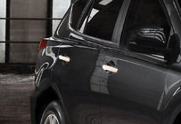 Toyota Rav 4 2013-2018 гг. Хромированные Накладки на Ручки Дверей (4 шт, Нержавейка) фото 1