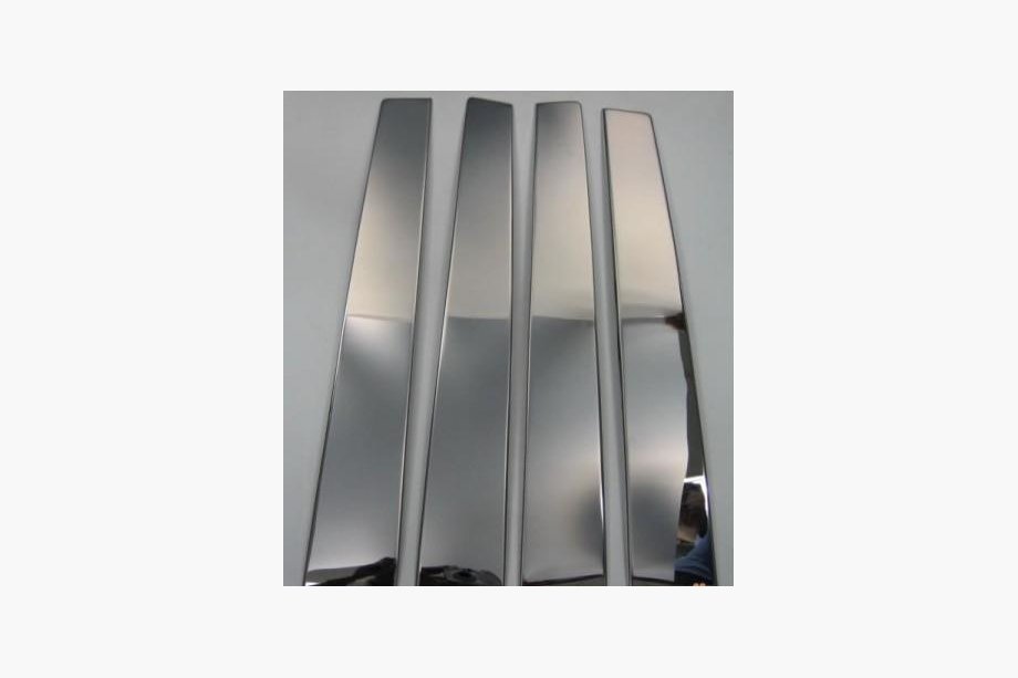 Land Rover Discovery II 1998-2004 гг. Накладки на дверные стойки из нержавеющей стали (6 шт) Image