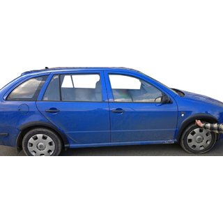 Расширители арок (комплект, черные) Skoda Fabia 2000-2007 гг.