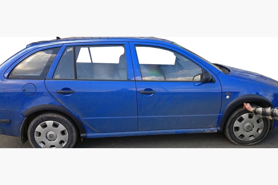 Skoda Fabia 2000-2007 гг. Расширители арок (комплект, черные) Image