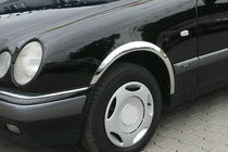 Mercedes E-сlass W210 1995-2002 гг. Накладки на арки (4 шт, нержавейка) фото 1