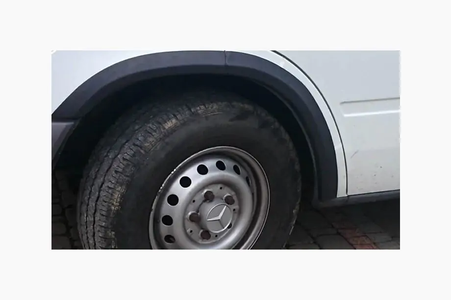Volkswagen LT 1995-2006 гг. Расширители арок (6 шт, черные)