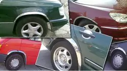 Renault Sandero 2013-2022 гг. Накладки на арки из нержавейки (4 шт) фото 6