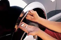 Renault Sandero 2013-2022 гг. Накладки на арки из нержавейки (4 шт) фото 7