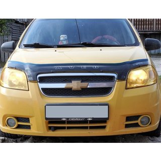 Дефлектор капота SD (VIP) Chevrolet Aveo T250 2005-2011 гг. фото 1