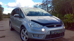 Ford S-Max 2007-2014 гг. Дефлектор капота 2006-2010 (VIP) фото 1