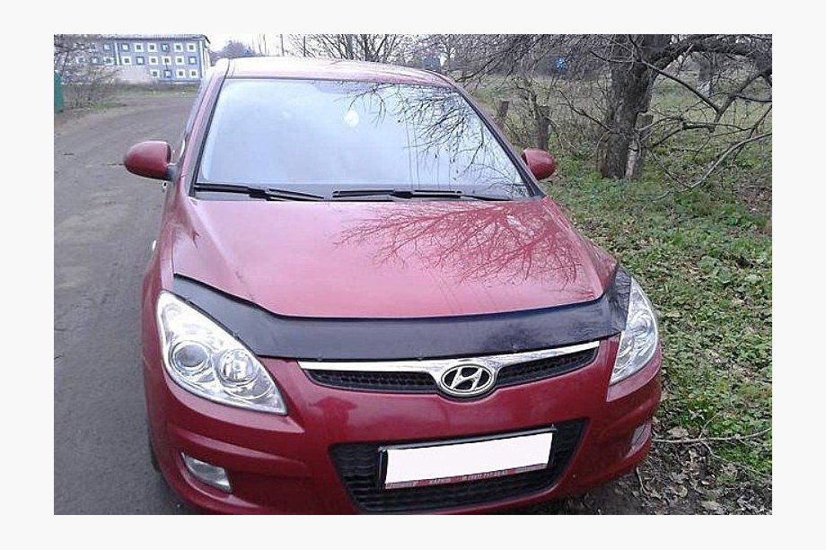 Hyundai I-30 2007-2011 гг. Дефлектор капота (VIP) Image