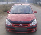 Hyundai Getz 2002- гг. Дефлектор капота 2006+ (VIP) фото 1