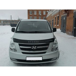 Дефлектор капота 2008-2017 (VIP) Hyundai H300, H1, Starex 2008-2020 гг. фото 1
