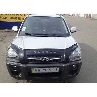 Дефлектор капота (VIP) Hyundai Tucson JM 2004- гг. фото 1
